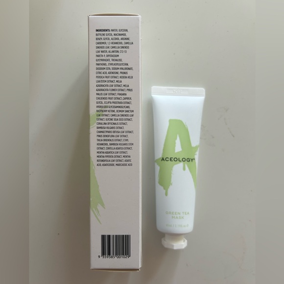 New! Aceology Green Tea Mask - Picture 5 of 5